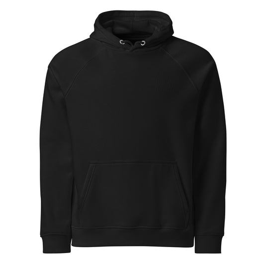 Black Embroidered Pumpkin Hoodie