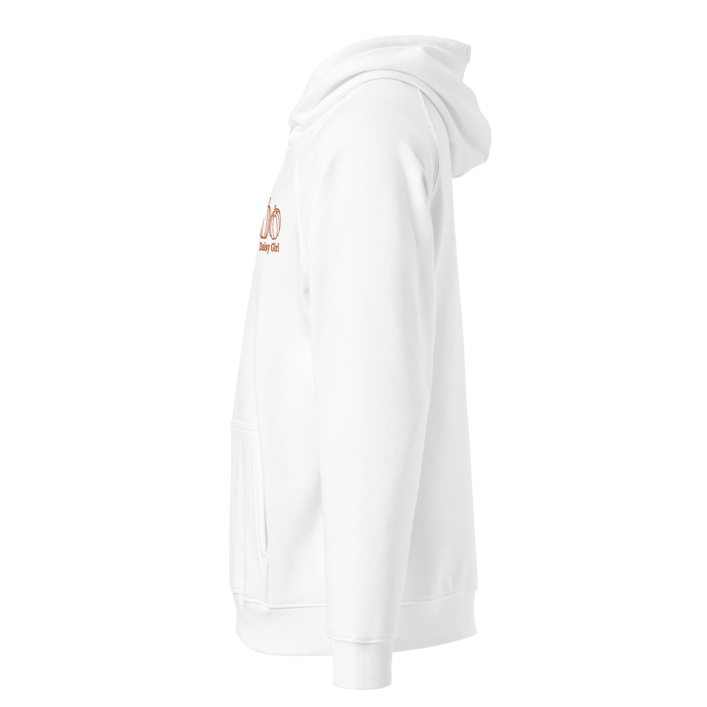 Orange Embroidered Pumpkin Hoodie